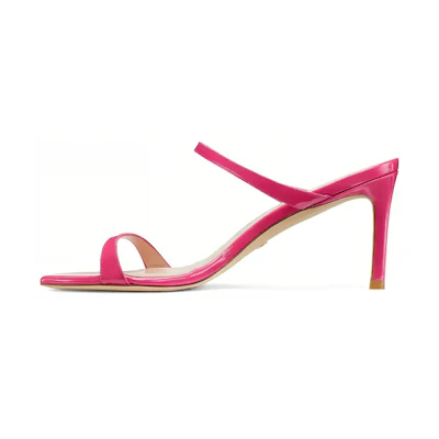 (W) Stuart Weitzman High Heel Sandals 'Pink Patent'