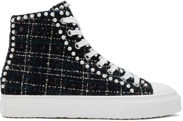 (Women) Stuart Weitzman High-Top Lace-Up 'Fashion Plaid Black' SW1506015-BLK Order (Women) Stuart Weitzman High-Top Lace-Up 'Fashion Plaid Black' SW1506015-BLK