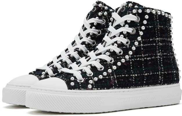 (Women) Stuart Weitzman High-Top Lace-Up 'Fashion Plaid Black' SW1506015-BLK Purchase (Women) Stuart Weitzman High-Top Lace-Up 'Fashion Plaid Black' SW1506015-BLK