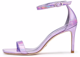 (Women) Stuart Weitzman Holographic Patent Leather Open-Toe Sandals 8.5cm Purple SW3205079 Purple (Women) Stuart Weitzman Holographic Patent Leather Open-Toe Sandals 8.5cm Purple SW3205079 Purple