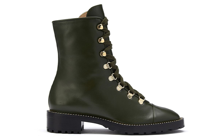 (W) Stuart Weitzman KOLBIE 'Olive Green Leather Bootie' 圖 2