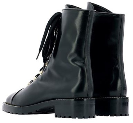 stuart weitzman/SW KOLBIE BLOCK BOOTIE 光滑皮革繫帶低筒靴 黑 女款 Shop stuart weitzman/SW KOLBIE BLOCK BOOTIE 光滑皮革繫帶低筒靴 黑 女款