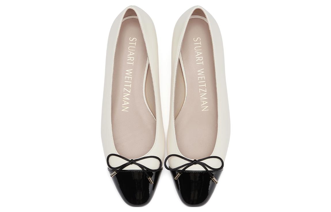 (W) Stuart Weitzman Leather Casual Sneaker 'White' 圖 4