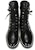(W) Stuart Weitzman But Kulit Martin dengan Mutiara Hiasan 'Hitam'. SONDRASMOSMOOTHCALFBLACK