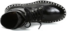 Purchase (W) Stuart Weitzman But Kulit Martin dengan Mutiara Hiasan 'Hitam'. SONDRASMOSMOOTHCALFBLACK