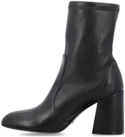 (Women) Stuart Weitzman Leather Pointed-Toe Ankle Boot 'Black' SF413SRL (Women) Stuart Weitzman Leather Pointed-Toe Ankle Boot 'Black' SF413SRL