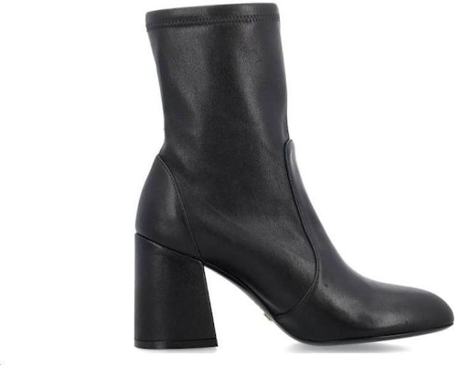 (Women) Stuart Weitzman Leather Pointed-Toe Ankle Boot 'Black' SF413SRL Order (Women) Stuart Weitzman Leather Pointed-Toe Ankle Boot 'Black' SF413SRL