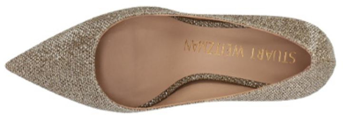 (Women) Stuart Weitzman Leather Pointed-Toe High Heels 'Gold' S6981NOIPLA Lookbook (Women) Stuart Weitzman Leather Pointed-Toe High Heels 'Gold' S6981NOIPLA