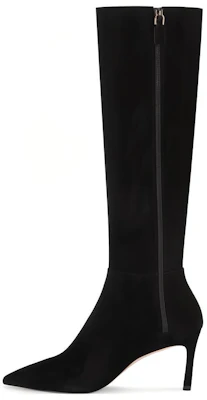 (W) 斯图尔特·韦茨曼黑色皮革尖头拉链过膝靴 SW3901007-BLK Buy (W) 斯图尔特·韦茨曼黑色皮革尖头拉链过膝靴 SW3901007-BLK
