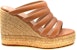 (Women) Stuart Weitzman Lilyana Espadrille 'Brown' LILYANAESPADRLWEDGBEIGE