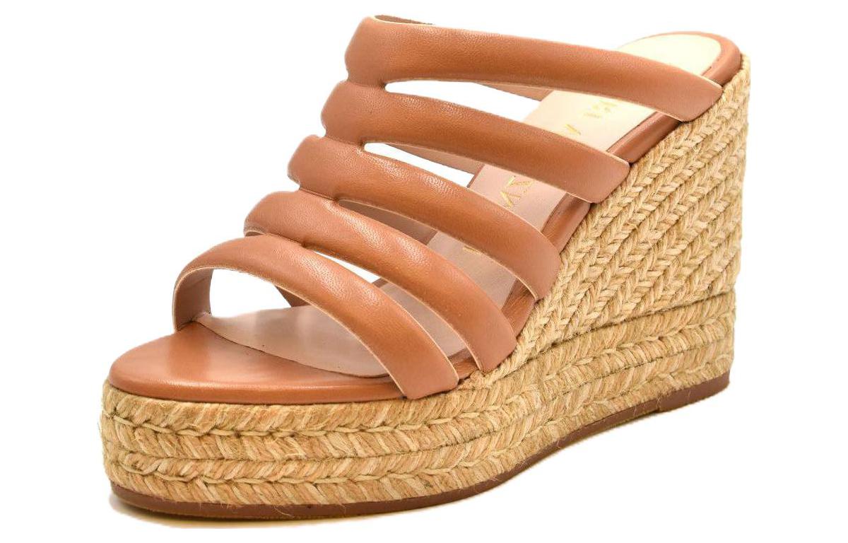 Lookbook (W) スチュアート・ワイツマン リリアナ エスパドリーユ (ブラウン) LILYANAESPADRLWEDGBEIGE