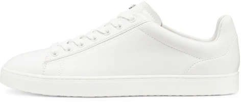 (Women) Stuart Weitzman Low-Top Leather Sneakers White S4609ACIWHT White (Women) Stuart Weitzman Low-Top Leather Sneakers White S4609ACIWHT White