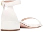 Purchase (W) Sandal Tumit Rendah Stuart Weitzman Kulit Putih NUDISTJUNE-PATENT-WHITE