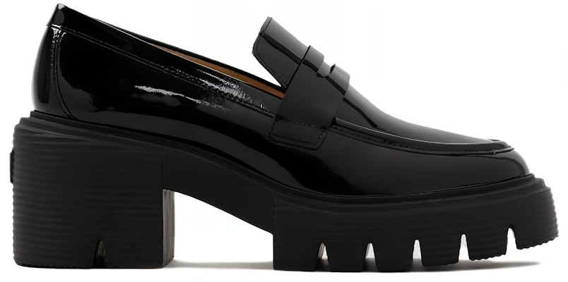 (Women) Stuart Weitzman Low Top Slip-On Platform 'Black Leather' SB814-BLK Order (Women) Stuart Weitzman Low Top Slip-On Platform 'Black Leather' SB814-BLK