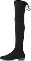 (Women) Stuart Weitzman Lowland 'Black Suede Over-The-Knee Boots' LOWLANDSUSSUEDESTRBLACK (Women) Stuart Weitzman Lowland 'Black Suede Over-The-Knee Boots' LOWLANDSUSSUEDESTRBLACK