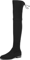 Stuart Weitzman / SW LOWLAND 經典絨面方跟長筒過膝靴 女款 黑色 Lookbook Stuart Weitzman / SW LOWLAND 經典絨面方跟長筒過膝靴 女款 黑色