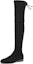 Lookbook (W) Stuart Weitzman Lowland 'But Hitam Boot Paras Lutut Suede' LOWLANDSUSSUEDESTRBLACK