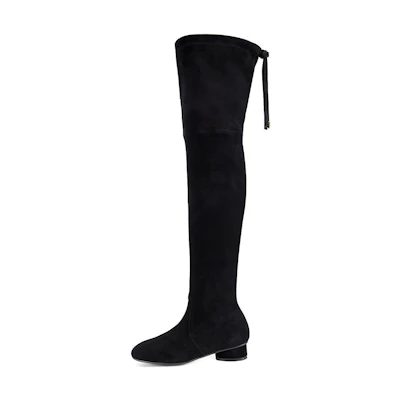 (W) Stuart Weitzman Lowland 'Black Velvet'