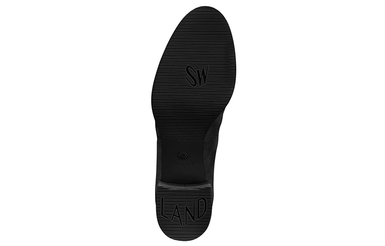 Shop (W) Stuart Weitzman Lowland 'Velvet Hitam' 9L47136LOWLANDBLACK