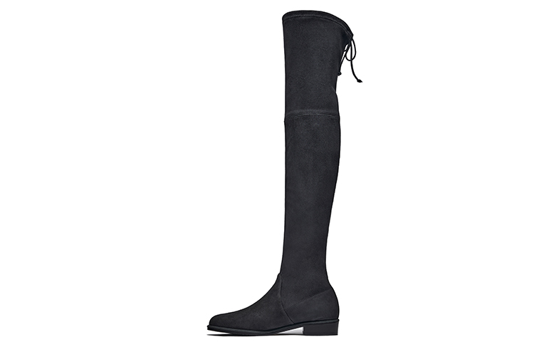 Buy (W) Stuart Weitzman Lowland '炭灰色麂皮' 长靴 SW2501042-GRY