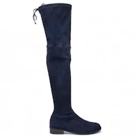 Order (W) Bottes Stuart Weitzman Lowland Cuissardes ''Velours Bleu Classique'' LOWLANDSUEDESTRNICEBLUE