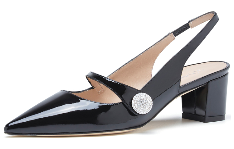 (W) Stuart Weitzman Maryjane 50 Slingback 'Black Patent' 圖 3
