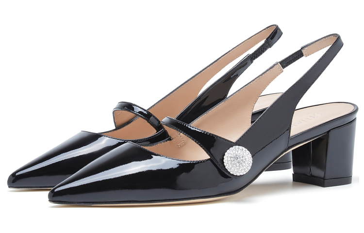 (W) Stuart Weitzman Maryjane 50 Slingback 'Black Patent' 圖 4
