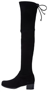 (W) Stuart Weitzman Midland 'Tumit Blok Hitam Panjang Atas Lutut' WL46895 Buy (W) Stuart Weitzman Midland 'Tumit Blok Hitam Panjang Atas Lutut' WL46895