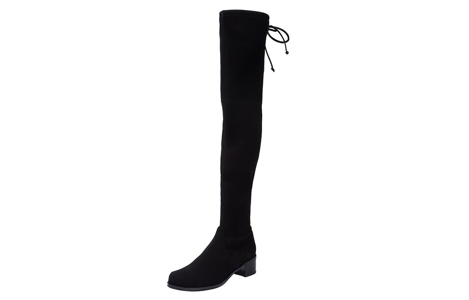 Order (W) スチュアート・ワイツマン ミッドランド 黒 ニーハイブーツ WL46895