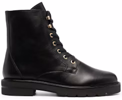 Order (W) Stuart Weitzman Mila Lift ''Zwarte Combat Martin'' Laarzen MILALIFTBOOTIECHIBLK