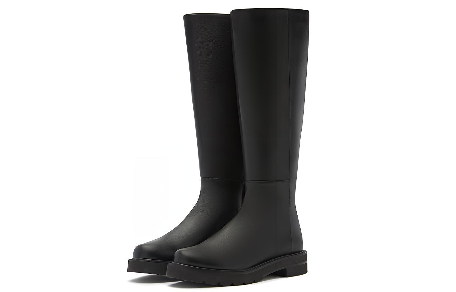 (W) Stuart Weitzman Mila Lift Boot 'Black Leather' 圖 4