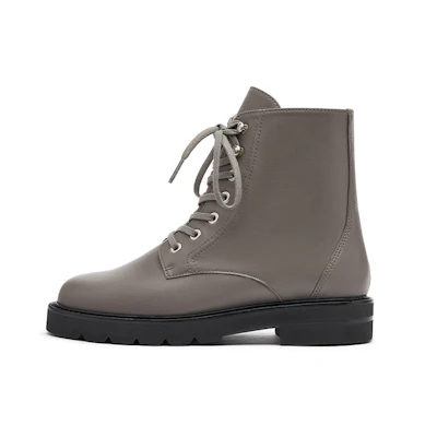 (W) Stuart Weitzman Mila Lift Bootie 'Grey Leather'