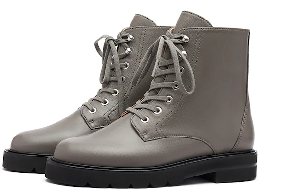 (W) Stuart Weitzman Mila Lift Bootie 'Kulit Abu-abu' SW1101006-GRY Order (W) Stuart Weitzman Mila Lift Bootie 'Kulit Abu-abu' SW1101006-GRY