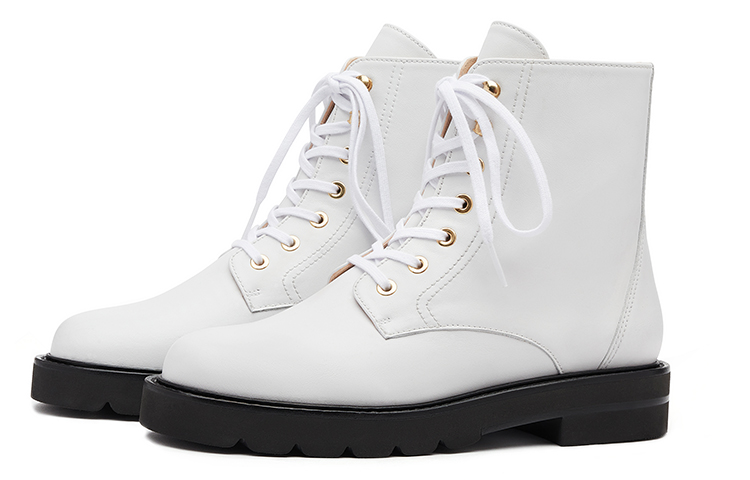 (W) Stuart Weitzman Mila Lift Bootie 'White Leather' 圖 2
