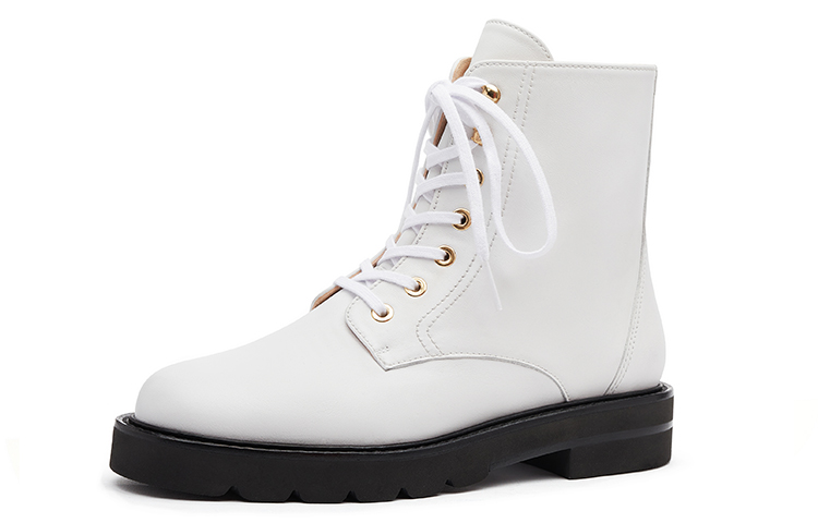 (W) Stuart Weitzman Mila Lift Bootie 'White Leather' 圖 3