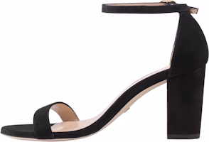 (Women) Stuart Weitzman Nearlynude 'Black High Heel Sandals' ZL51743 (Women) Stuart Weitzman Nearlynude 'Black High Heel Sandals' ZL51743