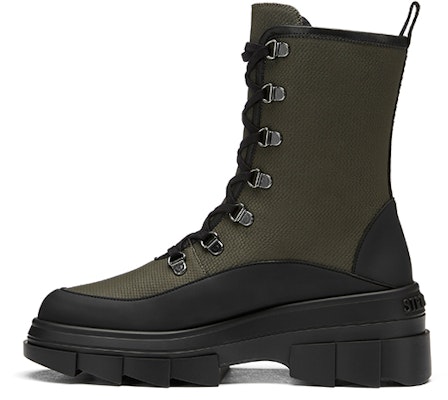 思緯曼Noho防水帆布橡膠短靴 女款 軍綠色 Buy 思緯曼Noho防水帆布橡膠短靴 女款 軍綠色