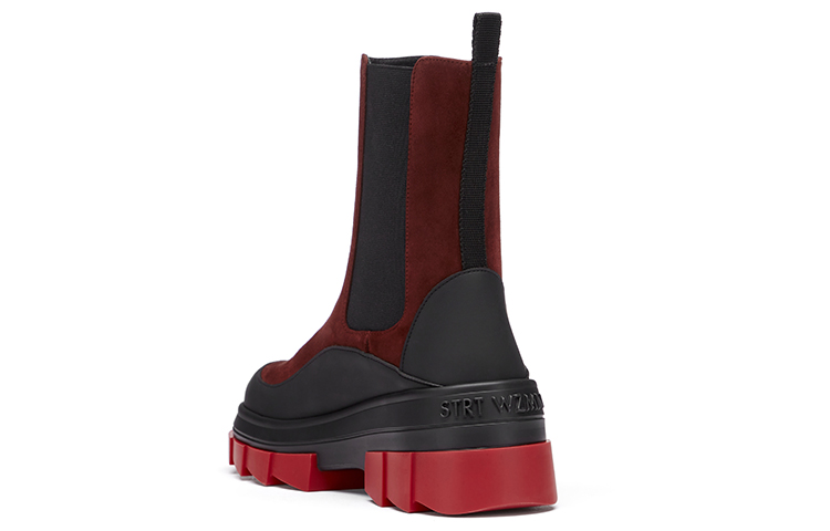 (W) Stuart Weitzman Noho Chelsea Bootie 'Rose Brown Suede' 圖 4