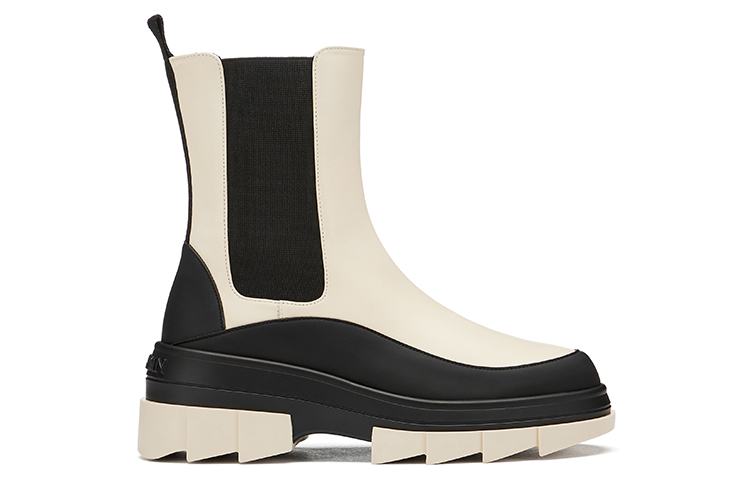 (W) Stuart Weitzman Noho Chelsea Bootie 'Vanilla Leather' 圖 2