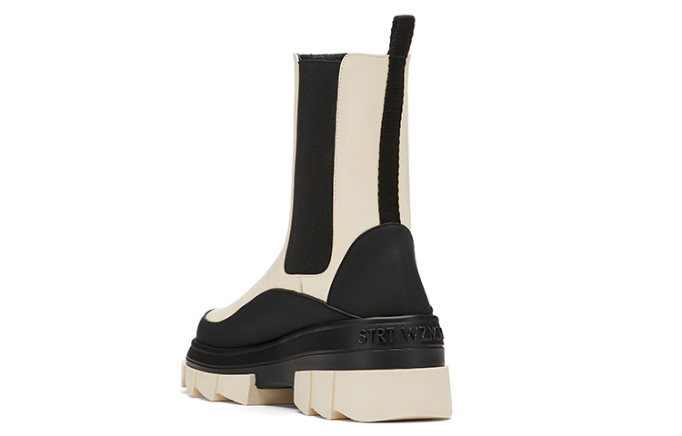 (W) Stuart Weitzman Noho Chelsea Bootie 'Vanilla Leather' 圖 4