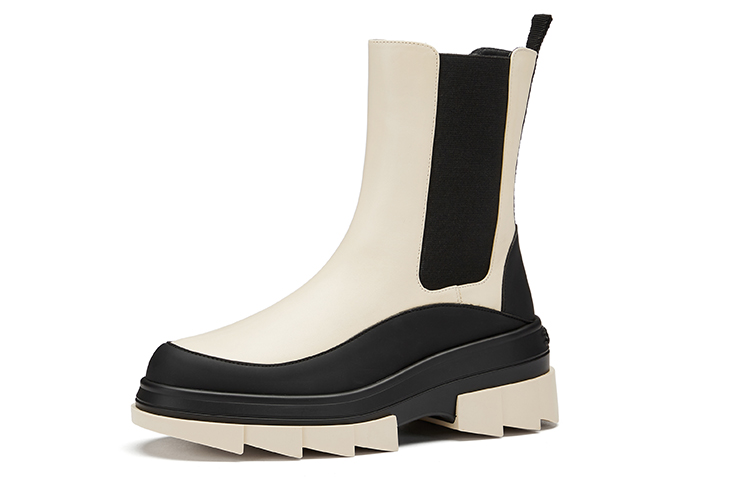 (W) Stuart Weitzman Noho Chelsea Bootie 'Vanilla Leather' 圖 5