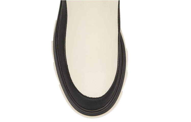 (W) Stuart Weitzman Noho Chelsea Bootie 'Vanilla Leather' 圖 6