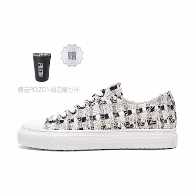 (W) Stuart Weitzman Ollie 'Black Fashion Low-Top'