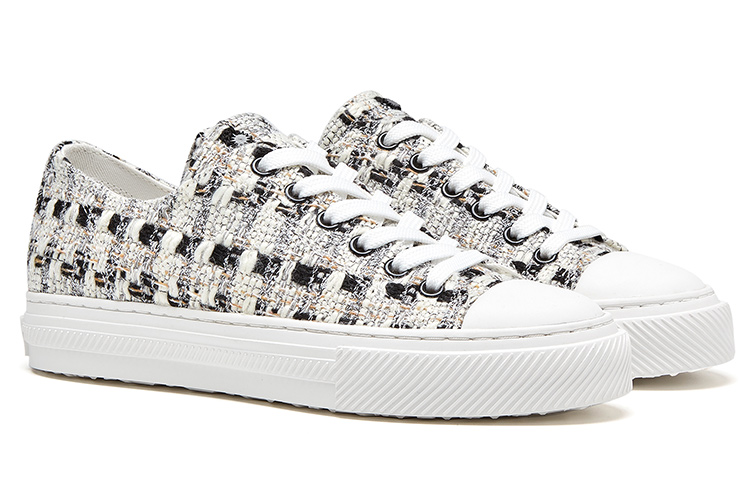 (W) Stuart Weitzman Ollie 'Black Fashion Low-Top' 圖 2