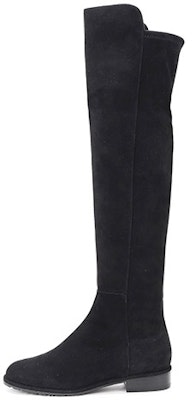 (Women) Stuart Weitzman Over-The-Knee Boots 'Black Fabric Velvet' ALLGOODSUEDEBLACK Buy (Women) Stuart Weitzman Over-The-Knee Boots 'Black Fabric Velvet' ALLGOODSUEDEBLACK