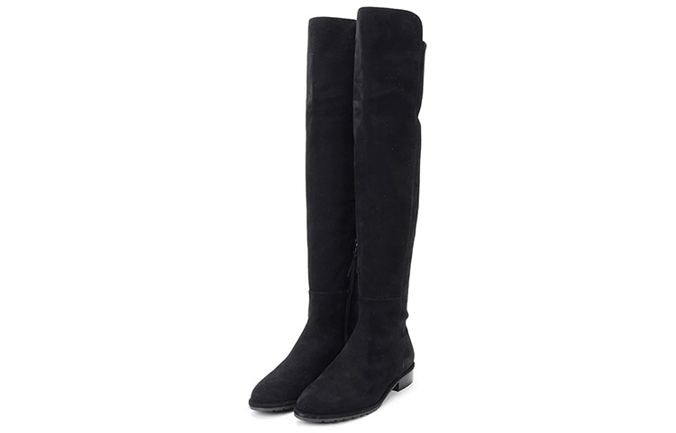 Order (W) Botas Altas Stuart Weitzman 'Terciopelo Negro' ALLGOODSUEDEBLACK