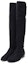 Order (W) Stuart Weitzman But Tinggi Lutut 'Kain Baldu Hitam' ALLGOODSUEDEBLACK