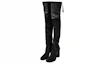 Shop (W) Bottes Stuart Weitzman Jusqu''aux Cuisses ''Noir Suédine Mode''. HELENA30SUEDEFUSIONBLACK