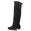 Purchase (W) But Stuart Weitzman 'Classic Black Suede' Panjang Lutut. LOWLANDSUEDESTRBLK