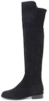 (Women) Stuart Weitzman Over-The-Knee Boots 'Black Fabric Velvet' ALLGOODSUEDEBLACK (Women) Stuart Weitzman Over-The-Knee Boots 'Black Fabric Velvet' ALLGOODSUEDEBLACK